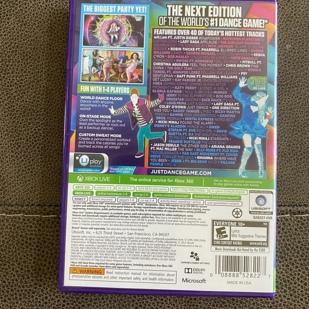 Just Dance 2014 (Microsoft Xbox 360, 2013)